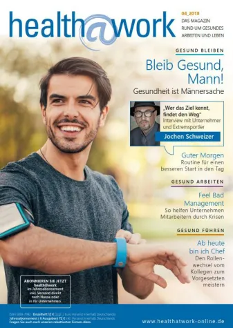 health@work - Erstes Magazin für gesundes Leben und Arbeiten in Deutschland Bild: health@work - Erstes Magazin für gesundes Leben und Arbeiten in Deutschland