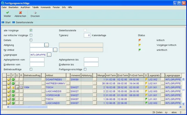 Bild: abas-Business-Software – Viel Neues in Version 2005