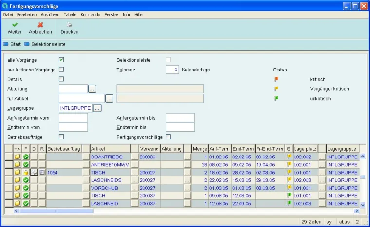abas-Business-Software – Viel Neues in Version 2005 Bild: abas-Business-Software – Viel Neues in Version 2005