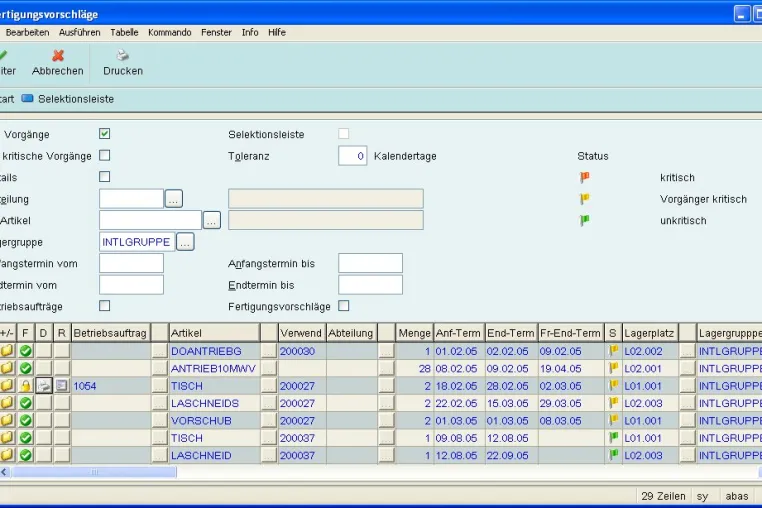 Bild: abas-Business-Software – Viel Neues in Version 2005