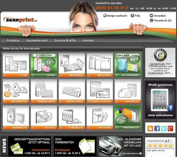 „Trusted Shop“: Höchste Online-Sicherheit für Saxoprint-Kunden Bild: „Trusted Shop“: Höchste Online-Sicherheit für Saxoprint-Kunden