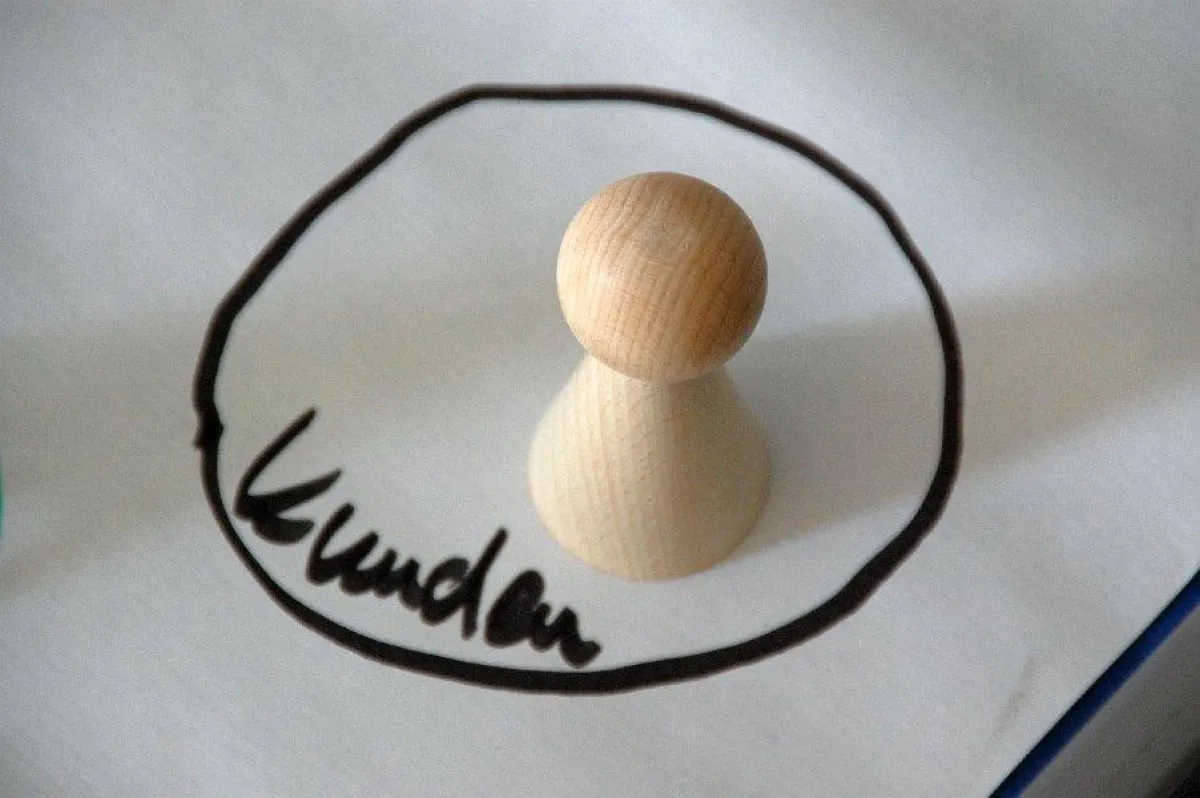 Der Kunde im Mittelpunkt