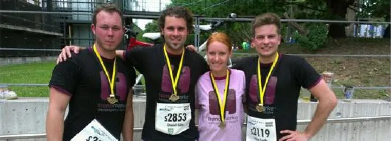 Die trendmarke läuft beim 19. Stuttgart-Lauf Bild: Die trendmarke läuft beim 19. Stuttgart-Lauf
