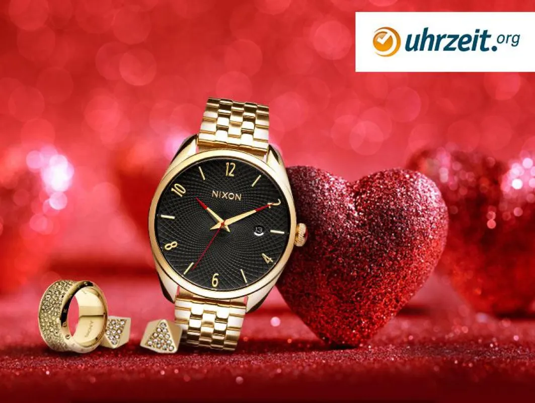 Uhren und Schmuck werden immer beliebter als Geschenke am Valentinstag