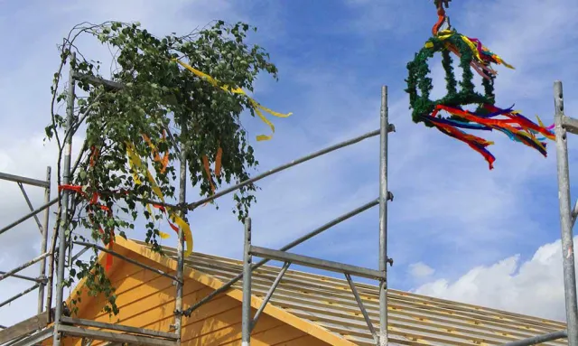 Bild: Richtfest in Weberstedt - das Herz der Region