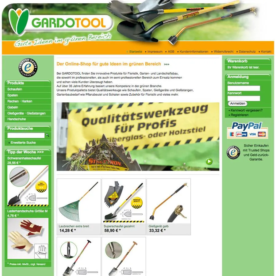 Online Shop Gardotool