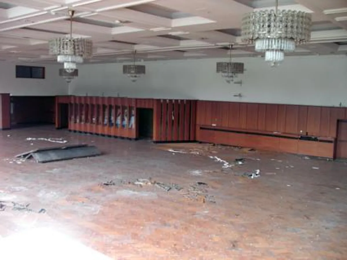 Die Festhalle in Annaberg-Buchholz ist in einem schlechten Zustand