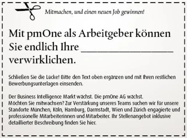 Bild: Mitmachen, und einen neuen Job gewinnen