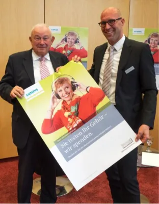 Bild: 'Sie testen Ihr Gehör – wir spenden' – Start der deutschlandweiten Hörtest-Aktion