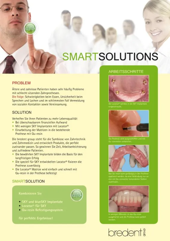 Vorderseite der aktuellen SmartSolutions von bredent