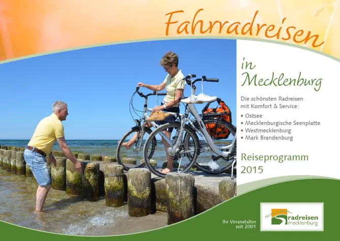 Bild: Sport & Spa im neuen Katalog „Fahrradreisen 2015 in Mecklenburg“