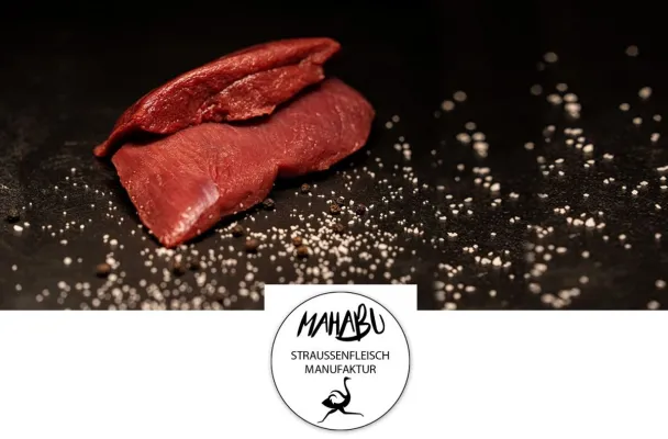 Online-Shop für Straußenfleisch MAHABU startet seine Weihnachtsaktion. Bild: Online-Shop für Straußenfleisch MAHABU startet seine Weihnachtsaktion.