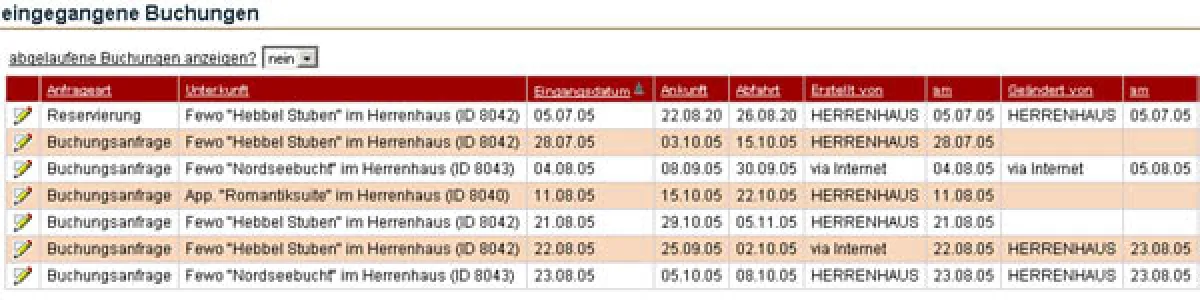 endlichferien Vermietungssystem - Modul 