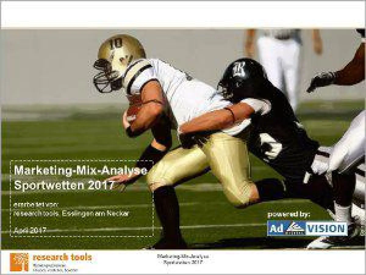 Marketing-Mix-Analyse Sportwetten 2017