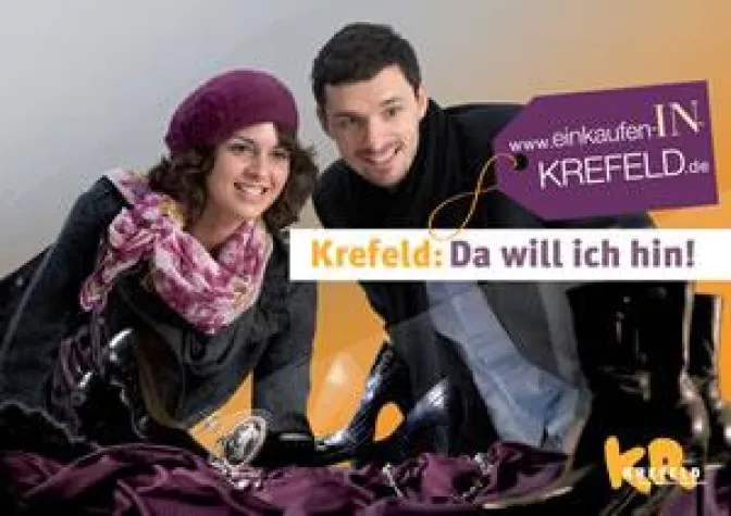 Neue Kampagne "Krefeld: Da will ich hin" Bild: Neue Kampagne "Krefeld: Da will ich hin"