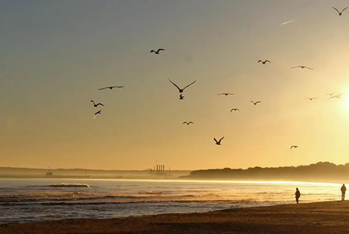 Septembermorgen in Swinemünde. Foto: Volkmar Bernhard