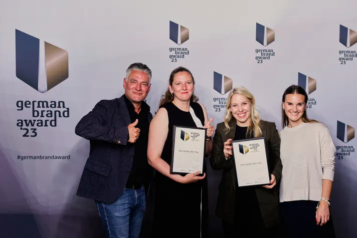Bild: straight zwei Auszeichnungen beim German Brand Award 2023