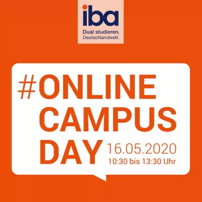 Bild: Premiere in Coronazeiten: Online Campus Day der iba in elf Städten deutschlandweit am 16. Mai 2020
