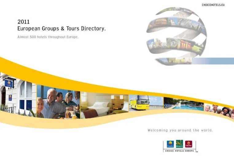 Bild: Choice Hotels Europe™ präsentiert für 2011 erstmalig eine europaweite Gruppenbroschüre