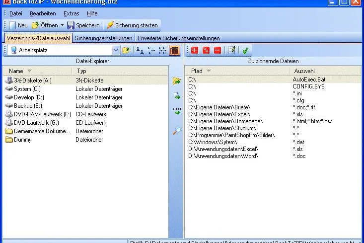 Bild: Datensicherung: einfach, schnell, sicher - BackToZip