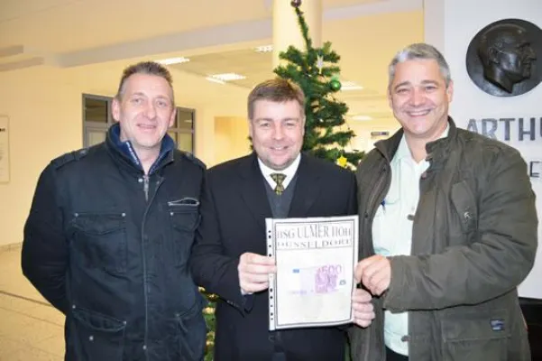 Bild: Sportliche Spende aus der Ulmer Höh