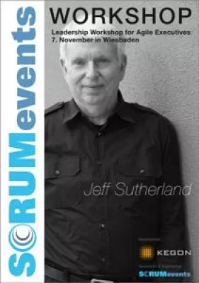 Bild: "Leadership Workshop for agile Executives" mit dem Erfinder von Scrum