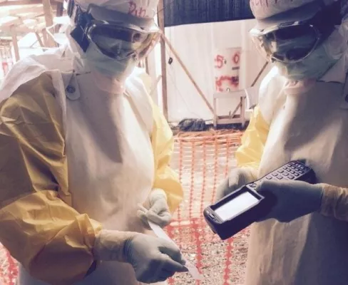 Bild: Zetes hilft Ärzte ohne Grenzen bei der Kontrolle von Ebola-Patienten