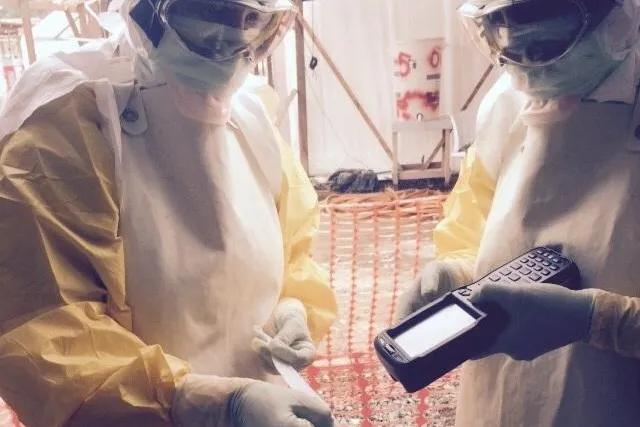 Bild: Zetes hilft Ärzte ohne Grenzen bei der Kontrolle von Ebola-Patienten