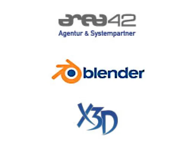 Bild: area42 verknüpft 3D-Software Blender und den Web3D-Standard X3D