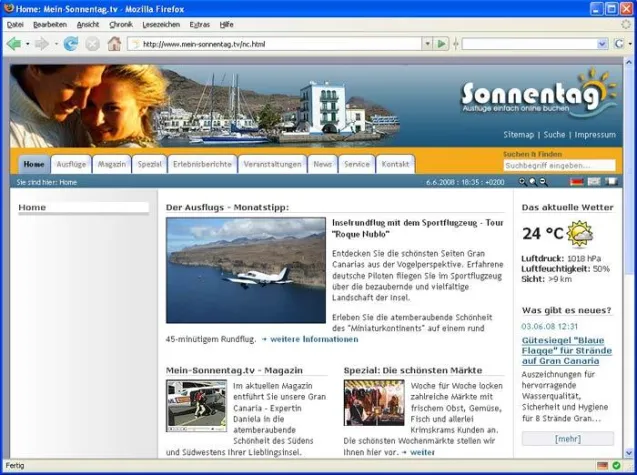 Bild: Mein-Sonnentag.tv startet aktuelles Urlaubsmagazin für Gran Canaria