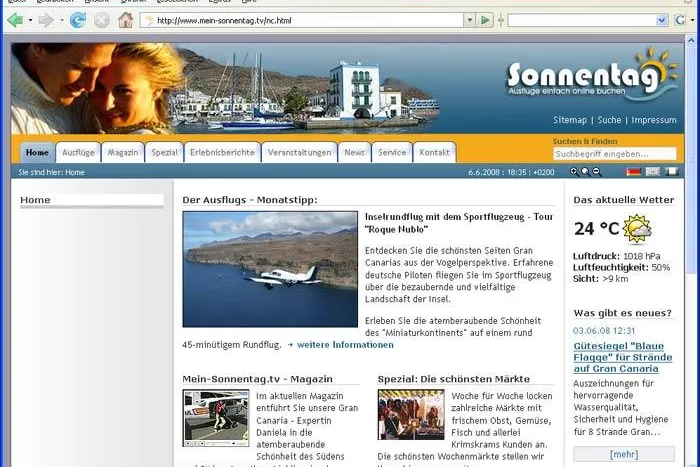 Bild: Mein-Sonnentag.tv startet aktuelles Urlaubsmagazin für Gran Canaria