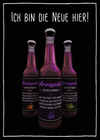 Die neue Kult Limonade von Aronia Original: Aronade erfrischt jetzt die Bio Limonadenszene Bild: Die neue Kult Limonade von Aronia Original: Aronade erfrischt jetzt die Bio Limonadenszene