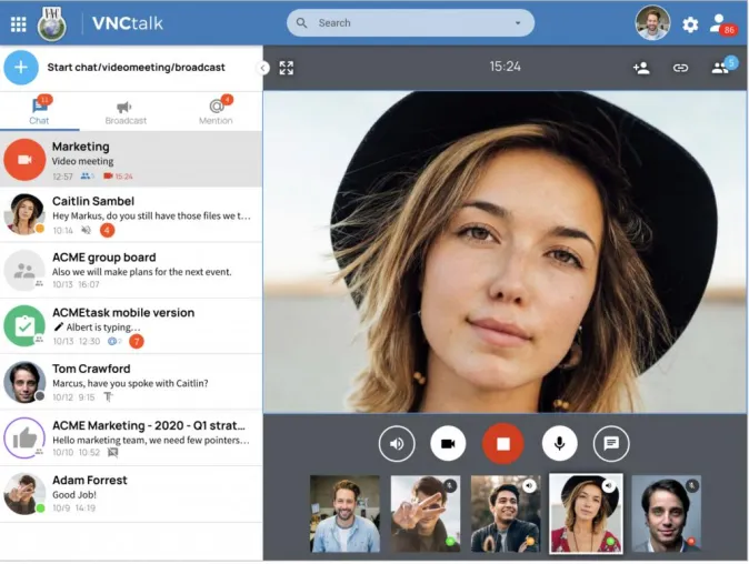 Bild: VNC unterstützt die Echtzeitkommunikation in der Krisenzeit mit kostenlosem Messenger
