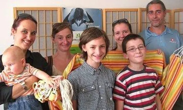 Bild: Lernen in einer Hängematte von Hängematten Outlet