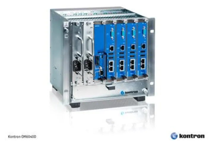 Bild: Kontron OM6040D: Kompakte MicroTCA jetzt für bis zu vier Double-Width Full-Size AdvancedMC Module