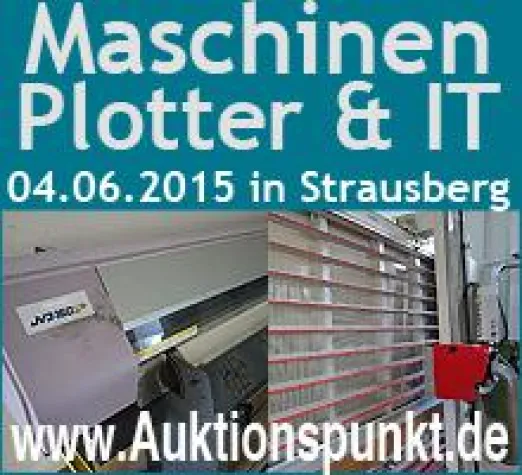 Bild: Versteigerung von Maschinen, Plottern und IT: Online-Terminauktion am 04.06.2015