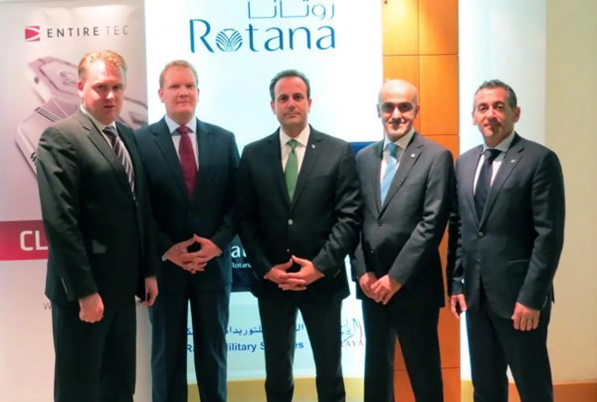 Hr Herrmann & Hr Kraft (ENTIRETEC); Hr Omer & Hr Hamid & Hr Abi-Fre (Rotana)