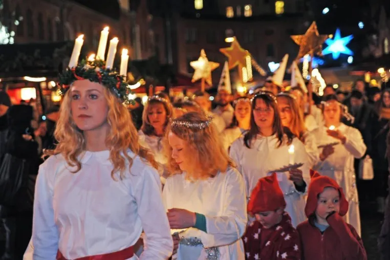 Bild: Lucia Weihnachtsmarkt in der Kulturbrauerei Berlin, 25.11.-22.12.2019
