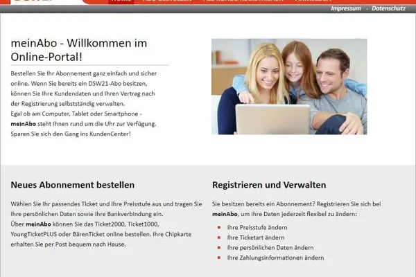 Bild: DSW21 ermöglicht Abo-Selbstverwaltung in Echtzeit mit Abo-Online