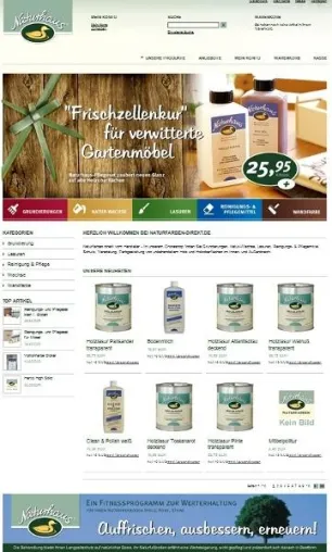 Naturhaus Naturfarben eröffnet Online-Shop Bild: Naturhaus Naturfarben eröffnet Online-Shop