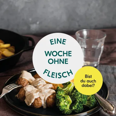Bild: NAHhaft e.V. übernimmt Kampagne "Eine Woche ohne Fleisch" in Deutschland ab 2025