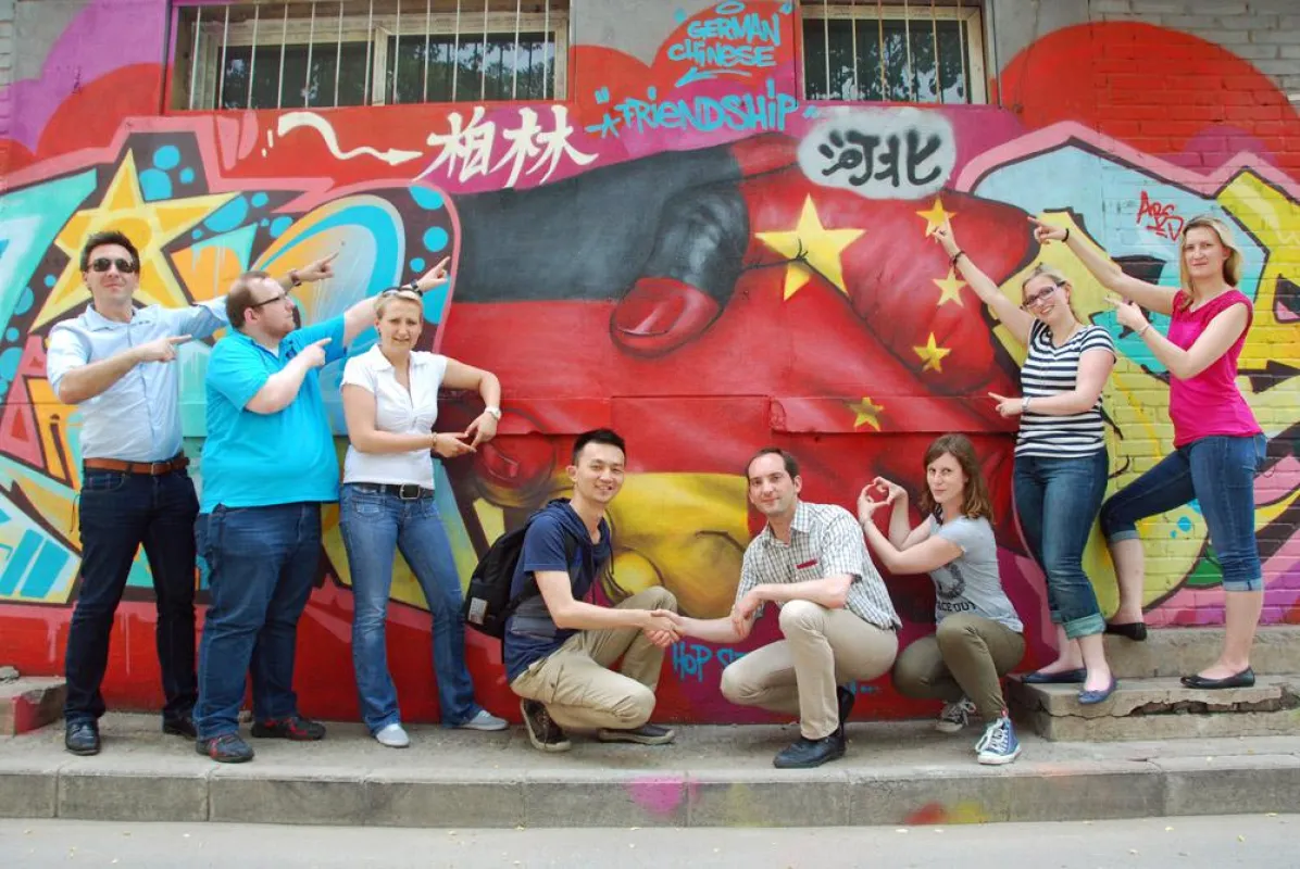 Unterwegs im Namen der deutsch-chinesischen Freundschaft: eine Delegation der dbb jugend nrw