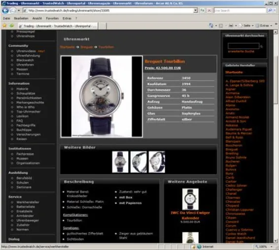 Bild: Wahre Leidenschaft für Luxusuhren - Das Breguet Tourbillon auf TrustedWatch