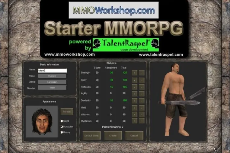 Bild: TalentRaspel publiziert ausgereiftes Open Source System zur Entwicklung von MMORPG - Systemen