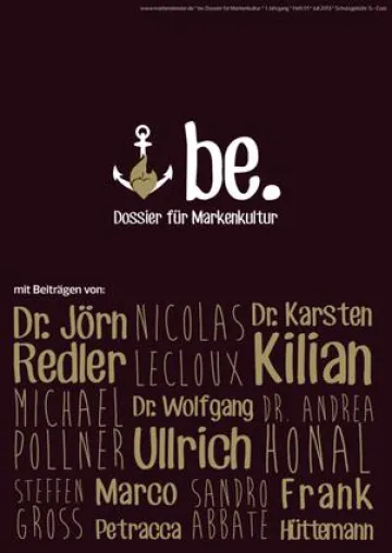 cuecon gibt mit be. Dossier für Markenkultur eigenes Magazin heraus Bild: cuecon gibt mit be. Dossier für Markenkultur eigenes Magazin heraus