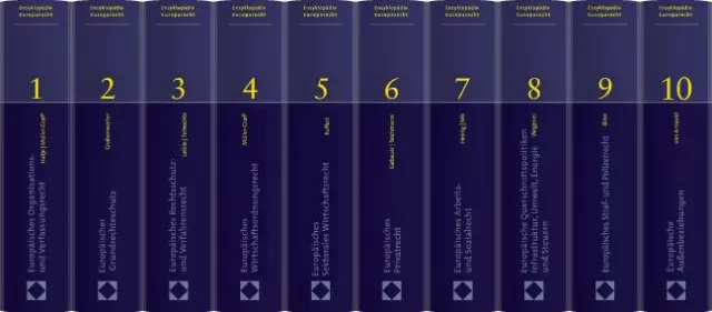 Bild: Enzyklopädie Europarecht bis Anfang 2015 abgeschlossen