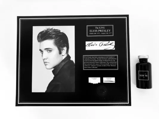 Elvis lebt – Mit Einem Tattoo Gemacht Aus Seinen Haaren Bild: Elvis lebt – Mit Einem Tattoo Gemacht Aus Seinen Haaren