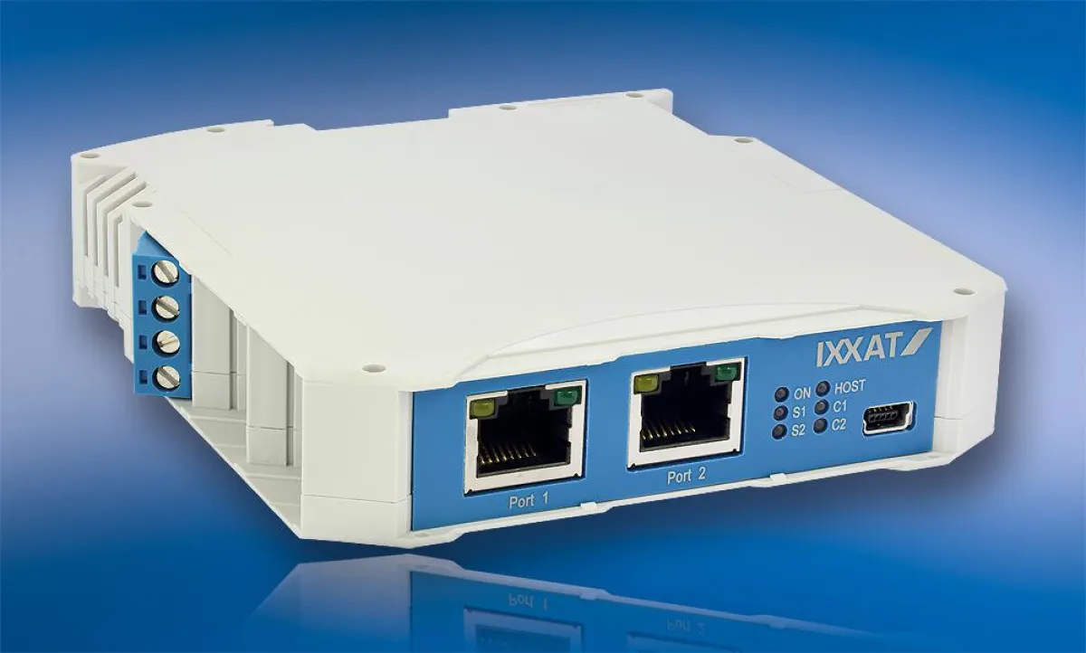 Leistungsfähiges Gateway unterstützt einfache Einbindung von CANopen-Geräten in PROFINET-Netzwerke