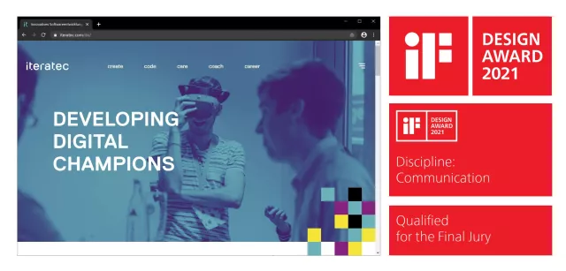 Bild: straight hat das Finale des IF DESIGN AWARD 2021 erreicht!