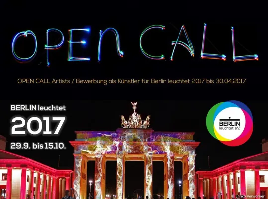 Bild: Berlin leuchtet sucht internationale Künstler- Wettbewerb jetzt eröffnet